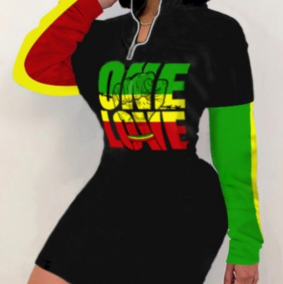 Urban Look Graphic print dress - Picture 1 of 8